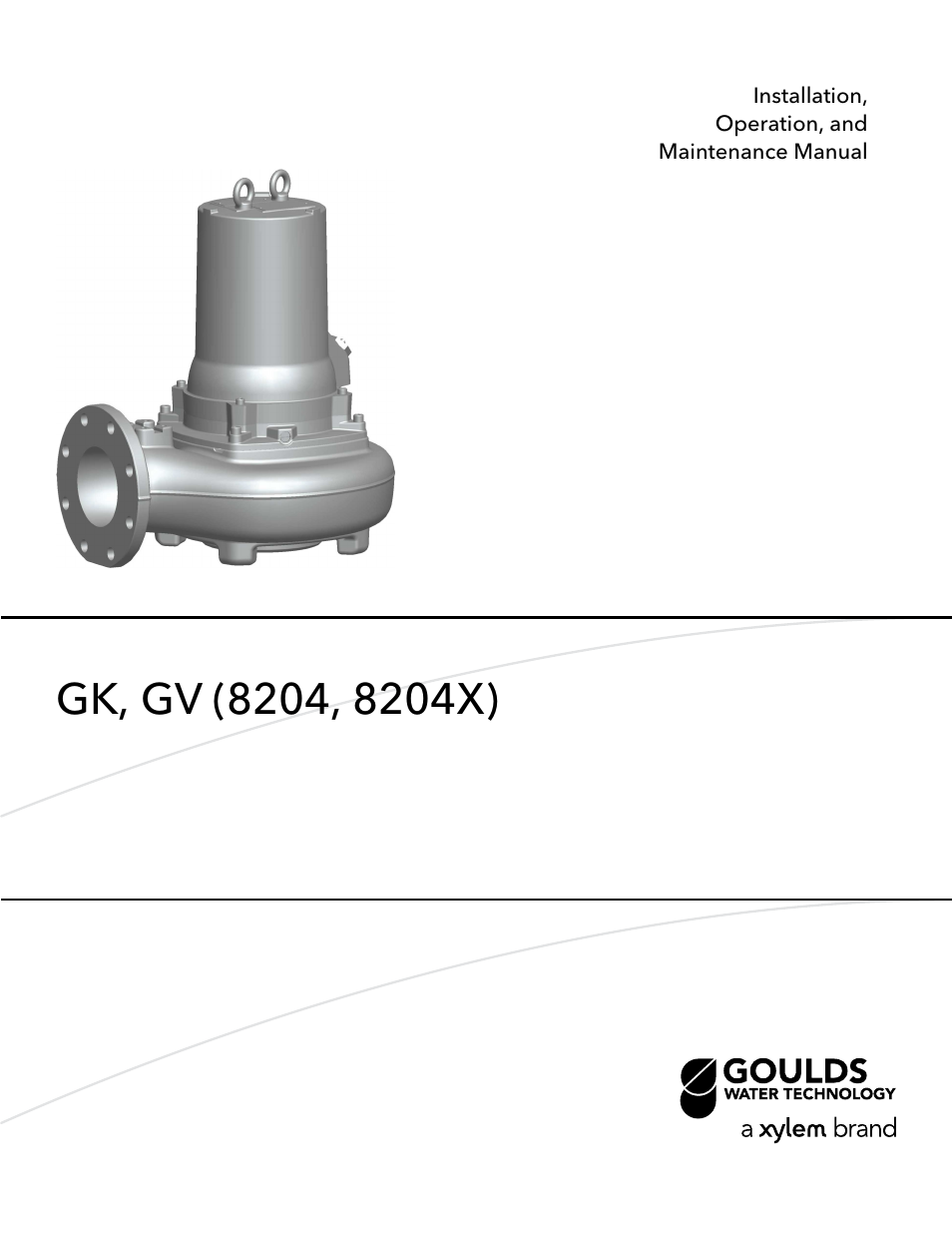 Xylem GK GV (8204, 8204X) User Manual | 52 pages