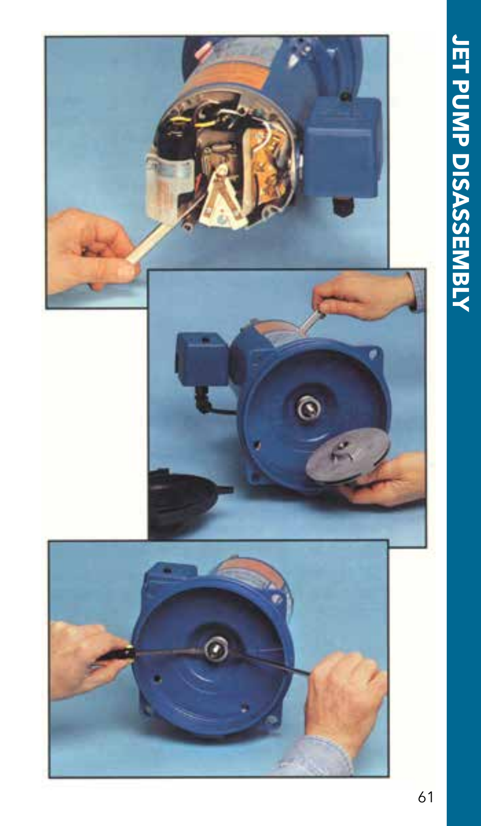 Jet pump disassembl y | Xylem GSSERVICE R2 Service Manual Submersible Pumps & Jet Pumps User Manual | Page 63 / 100