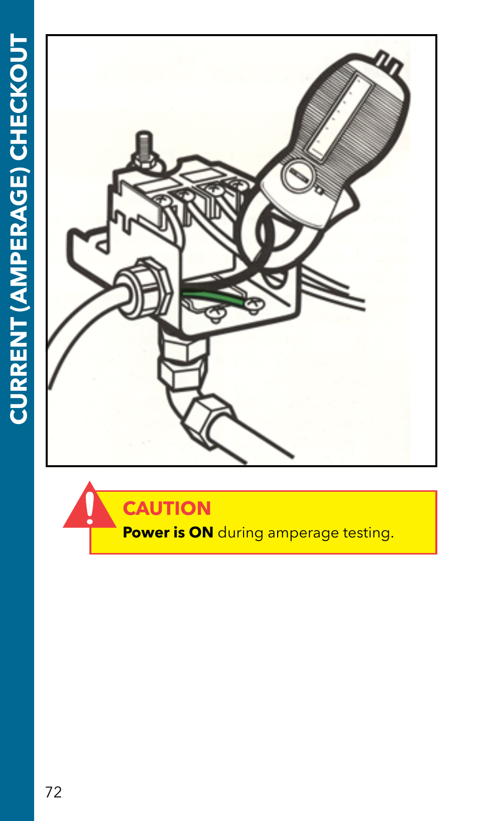 Current (ampera ge) check out | Xylem GSSERVICE R2 Service Manual Submersible Pumps & Jet Pumps User Manual | Page 74 / 100