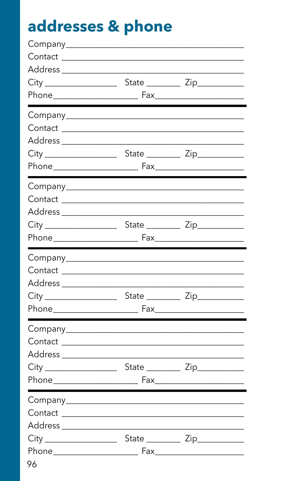 Addresses & phone | Xylem GSSERVICE R2 Service Manual Submersible Pumps & Jet Pumps User Manual | Page 98 / 100