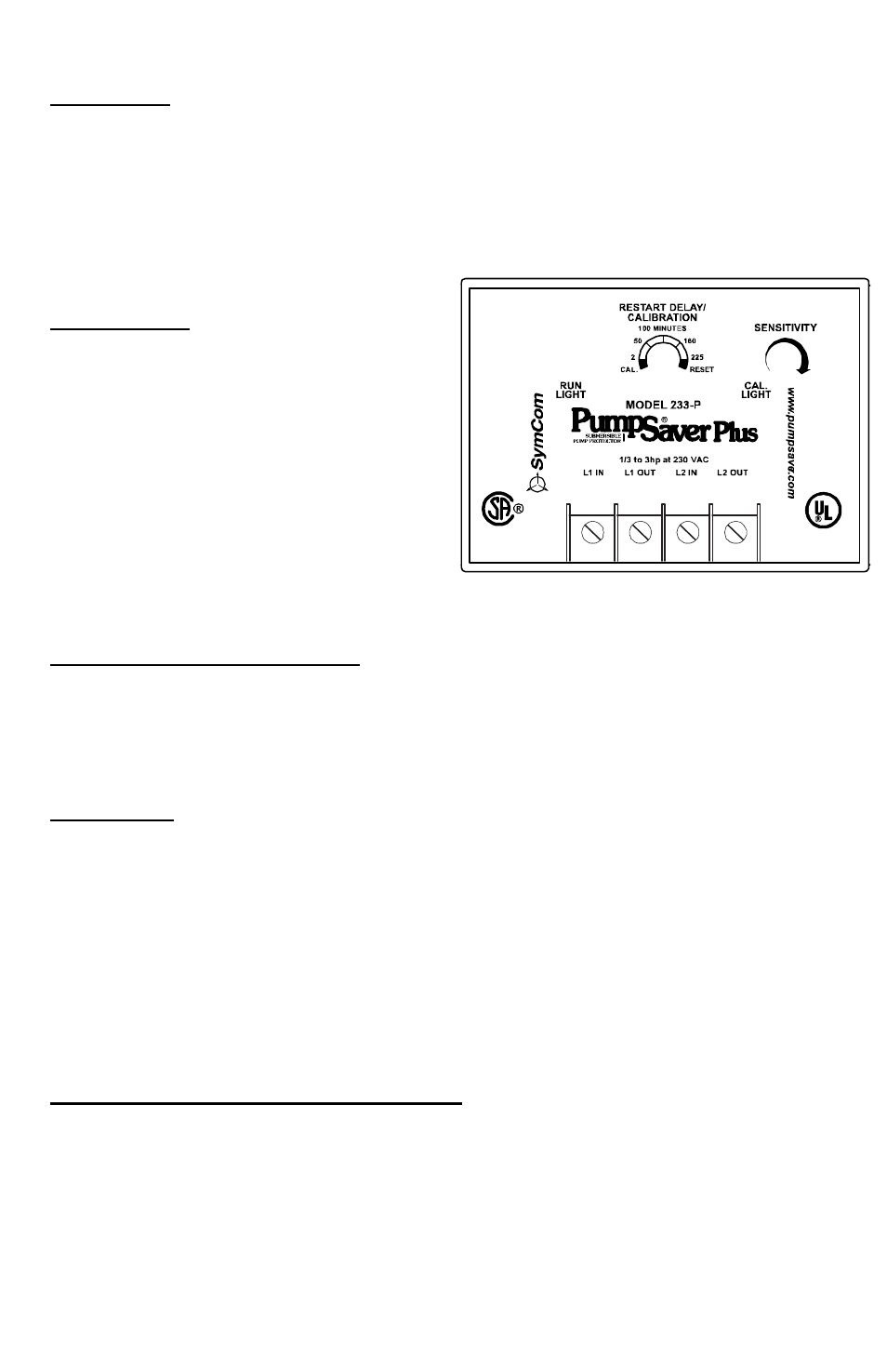 Xylem II Model 233 P User Manual | Page 4 / 8