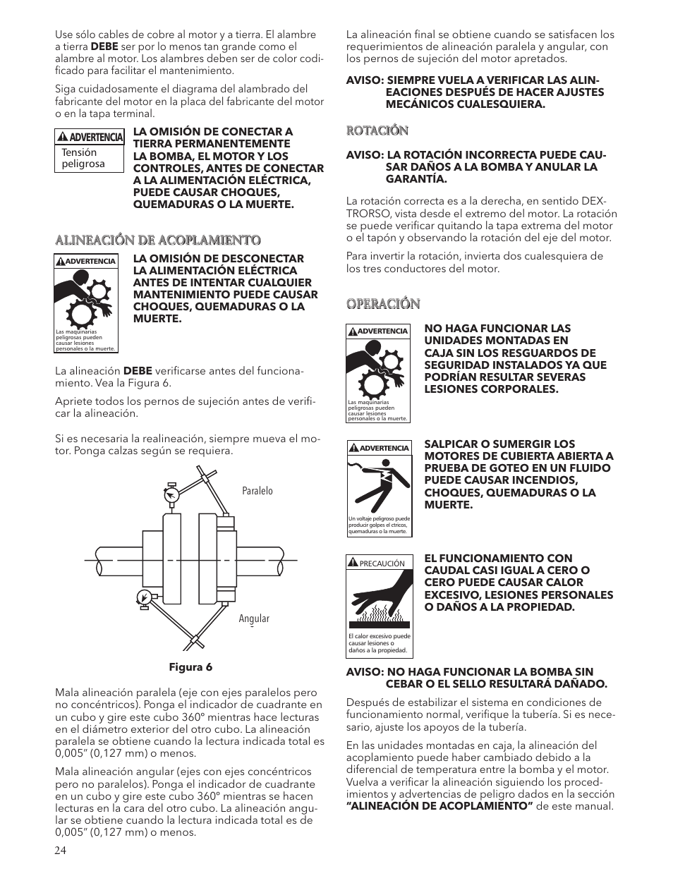 Xylem IM007 R05 Models 3642/3742 User Manual | Page 24 / 32
