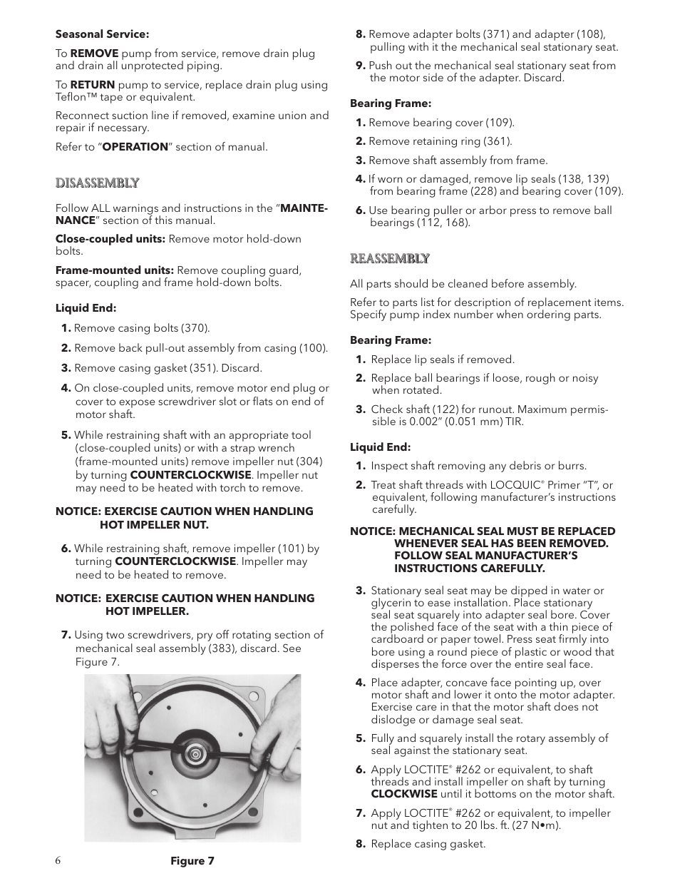 Xylem IM007 R05 Models 3642/3742 User Manual | Page 6 / 32