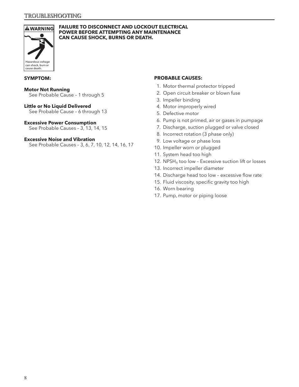 Xylem IM007 R05 Models 3642/3742 User Manual | Page 8 / 32