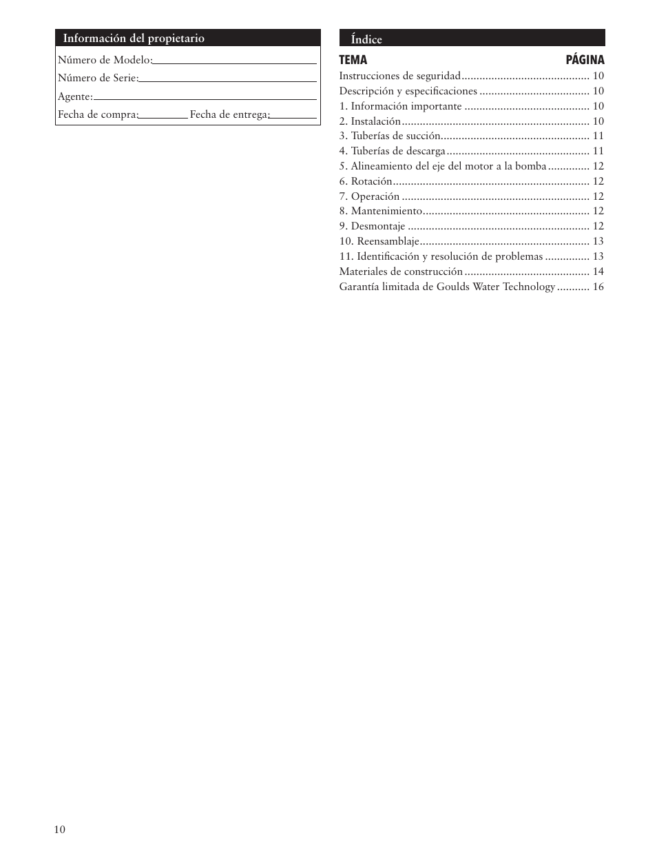 Xylem IM009 R02 Model 3657/3757 User Manual | Page 10 / 24