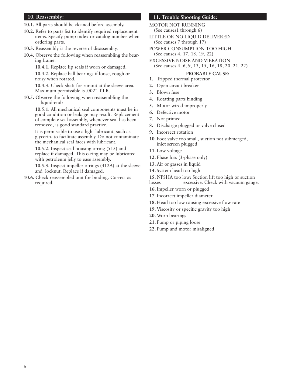 Xylem IM009 R02 Model 3657/3757 User Manual | Page 6 / 24