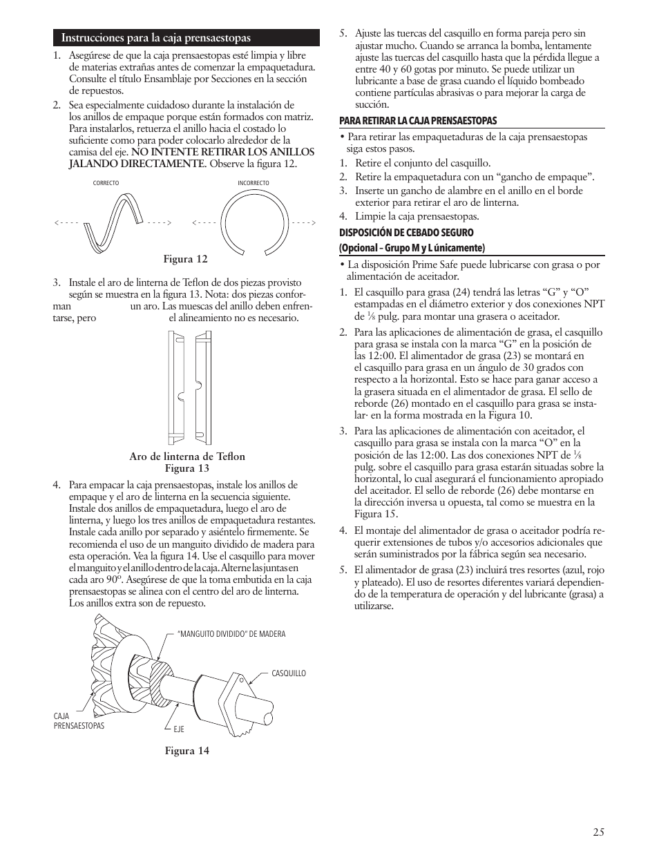 Xylem IM010 R08 Model 3656/3756 User Manual | Page 25 / 48