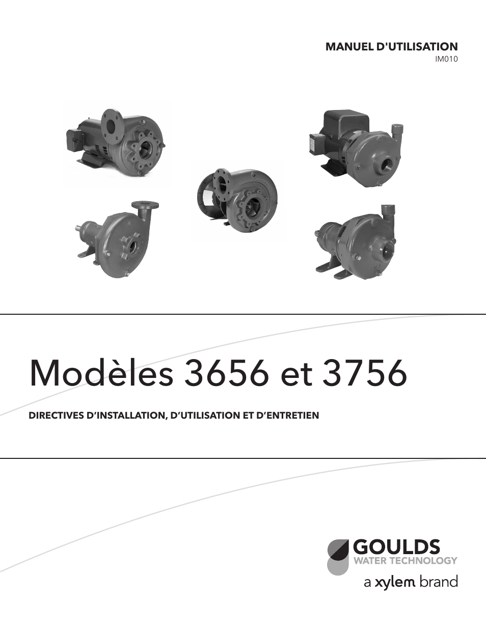 Xylem IM010 R08 Model 3656/3756 User Manual | Page 31 / 48