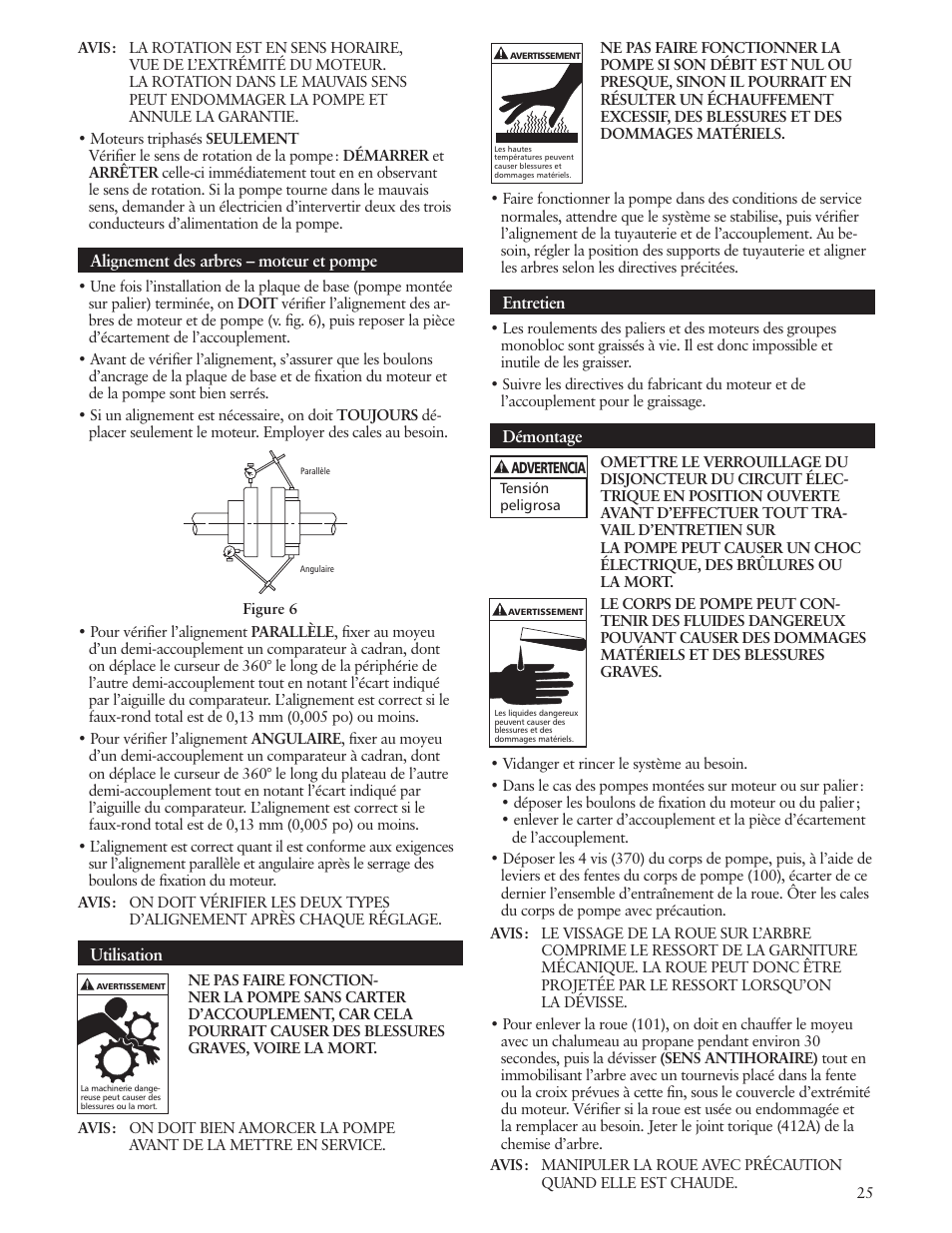 Xylem IM011 R05 Model ICS/ICS-F User Manual | Page 25 / 32