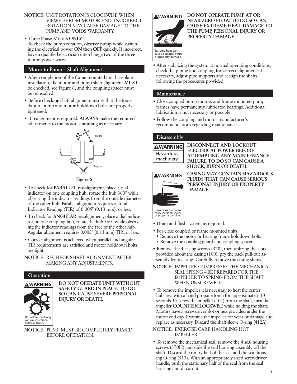 Xylem IM011 R05 Model ICS/ICS-F User Manual | Page 5 / 32