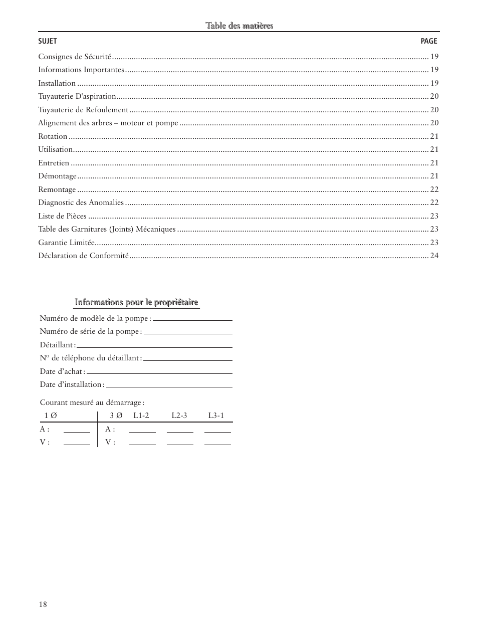 Xylem IM013 R09 Model NPE/NPE F User Manual | Page 18 / 24