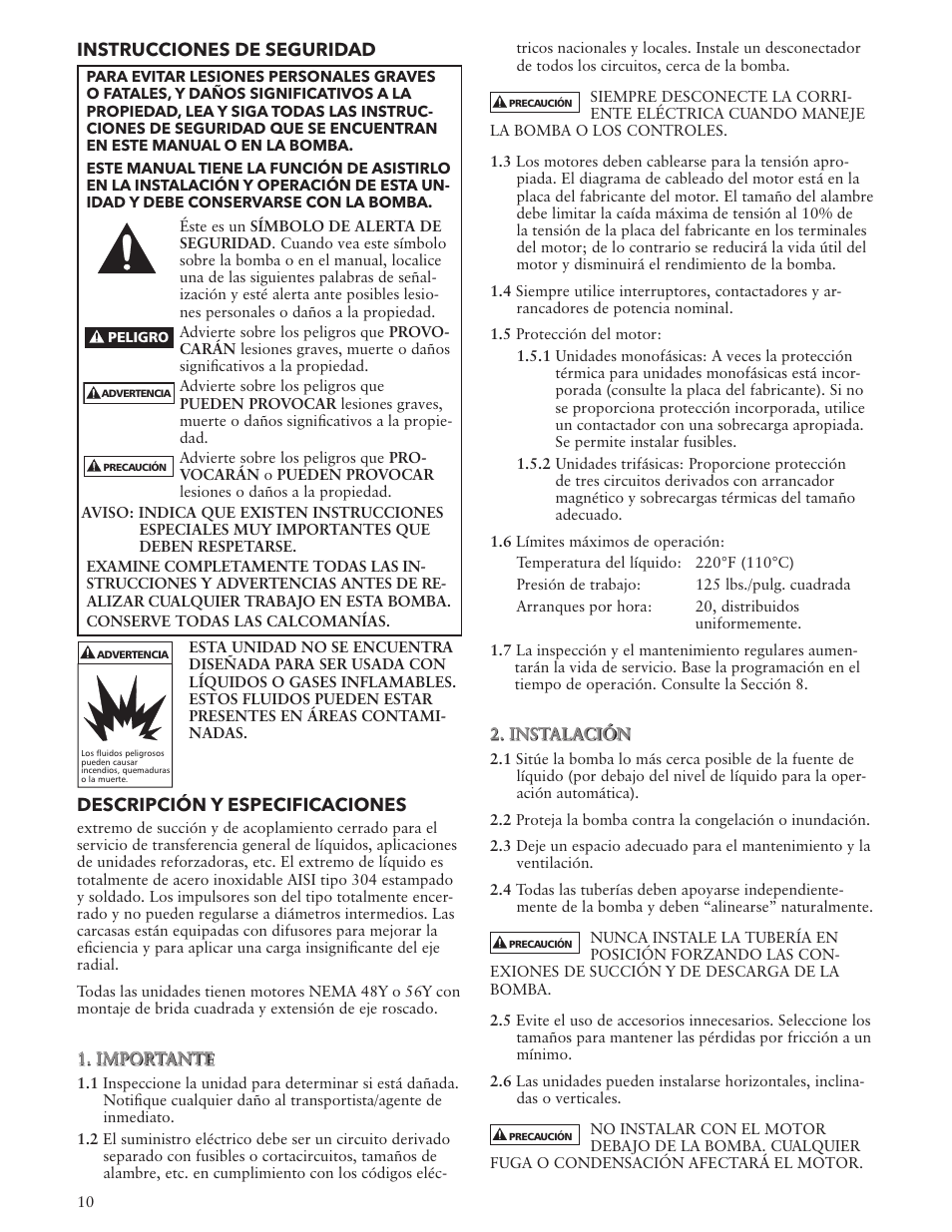 Xylem IM024 R06 Model LC User Manual | Page 10 / 24