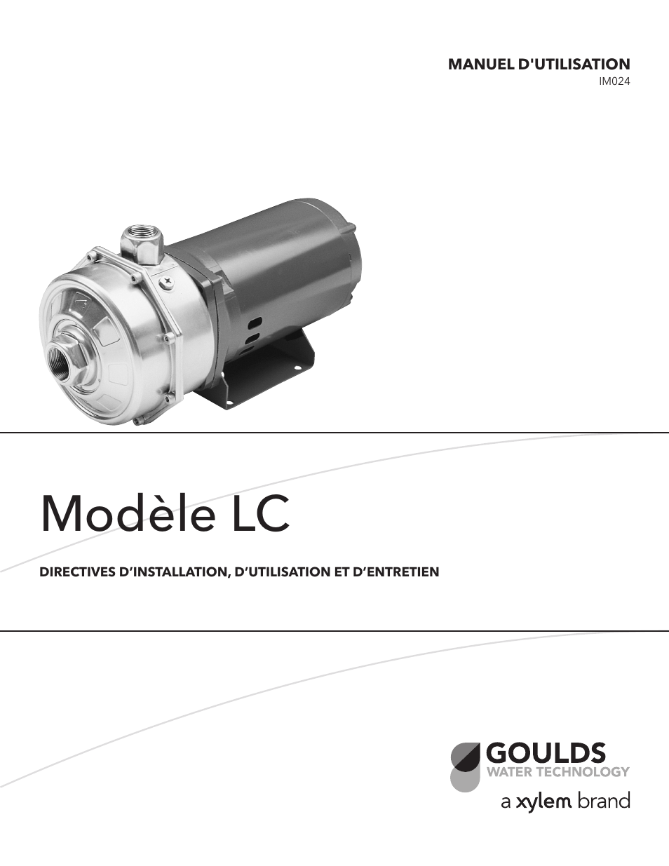 Modèle lc | Xylem IM024 R06 Model LC User Manual | Page 15 / 24