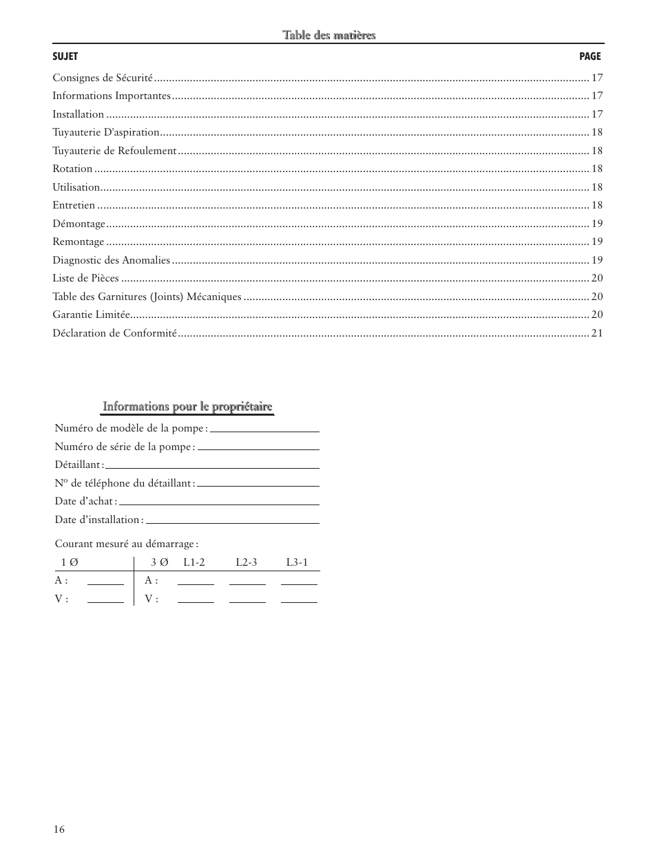 Xylem IM024 R06 Model LC User Manual | Page 16 / 24