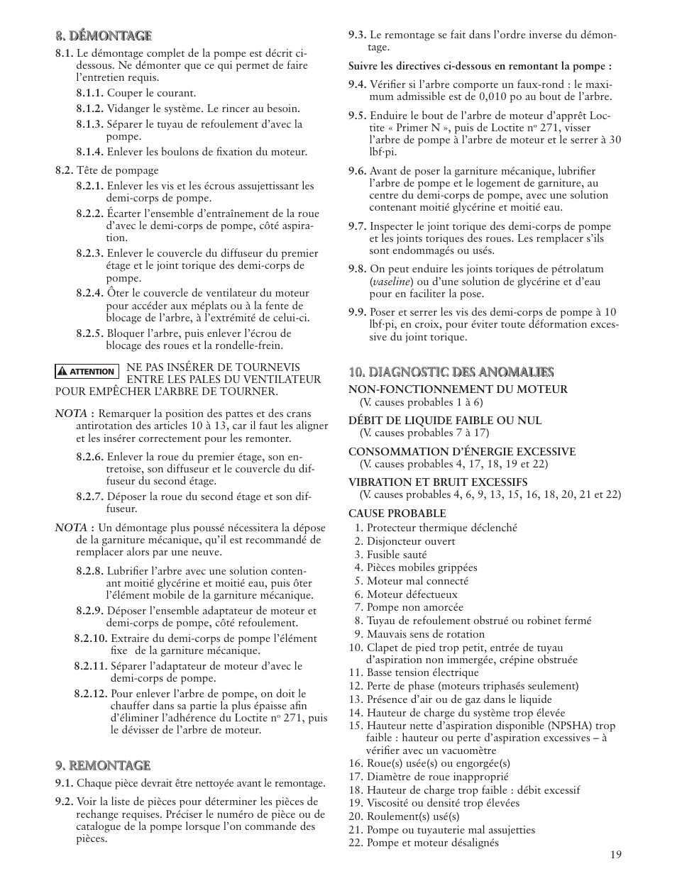 Xylem IM024 R06 Model LC User Manual | Page 19 / 24