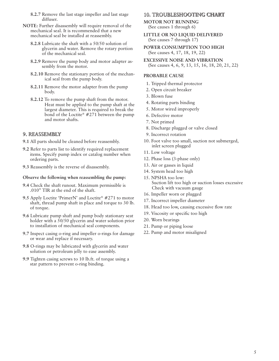 Xylem IM024 R06 Model LC User Manual | Page 5 / 24