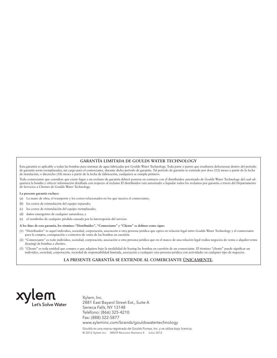 Xylem IM039 R04 Grinder Pumps 10 and 30 1_1/4 Discharge User Manual | Page 24 / 36
