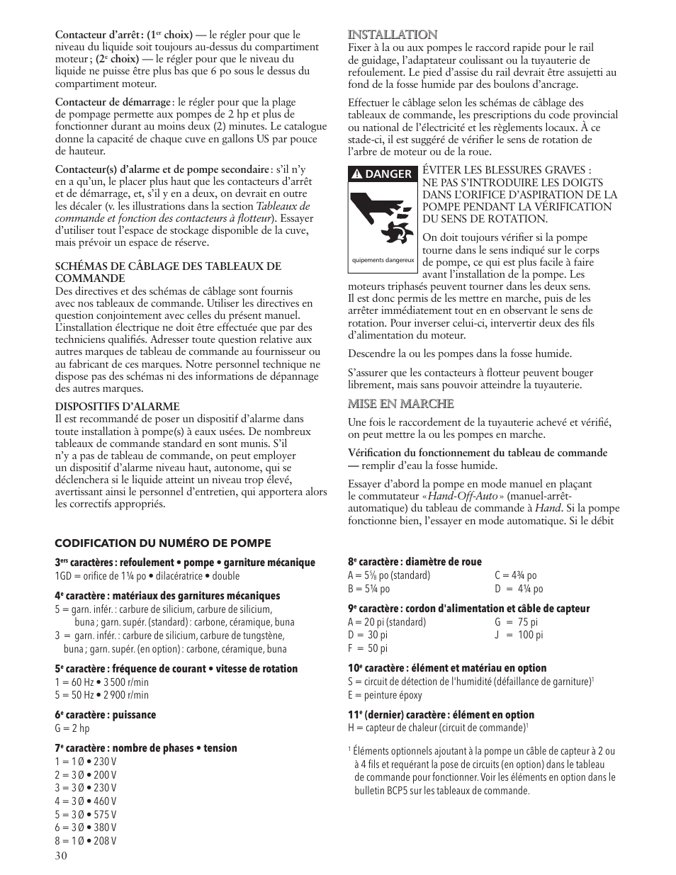 Xylem IM039 R04 Grinder Pumps 10 and 30 1_1/4 Discharge User Manual | Page 30 / 36