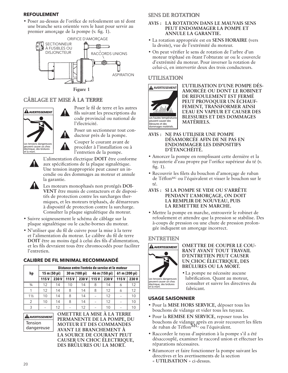 Xylem IM049 R05 IRRI-GATOR Self Priming Model GT User Manual | Page 20 / 24