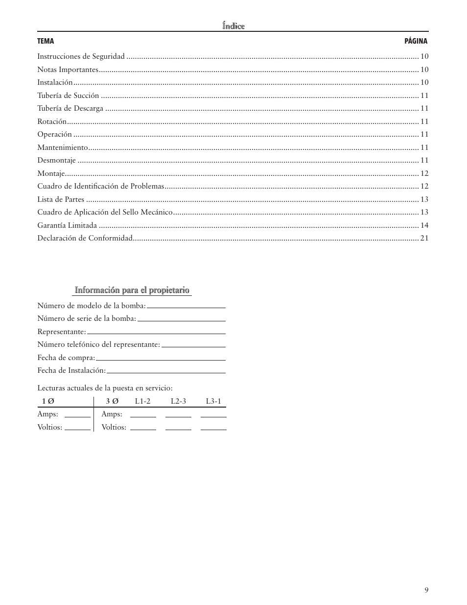 Xylem IM052 R04 Model MCS User Manual | Page 9 / 24