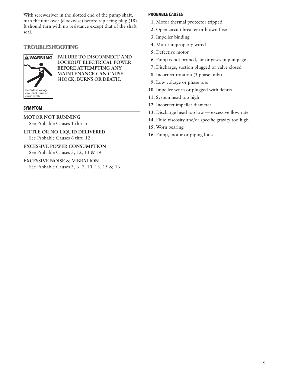 Xylem IM055 R03 MODEL GB User Manual | Page 5 / 24