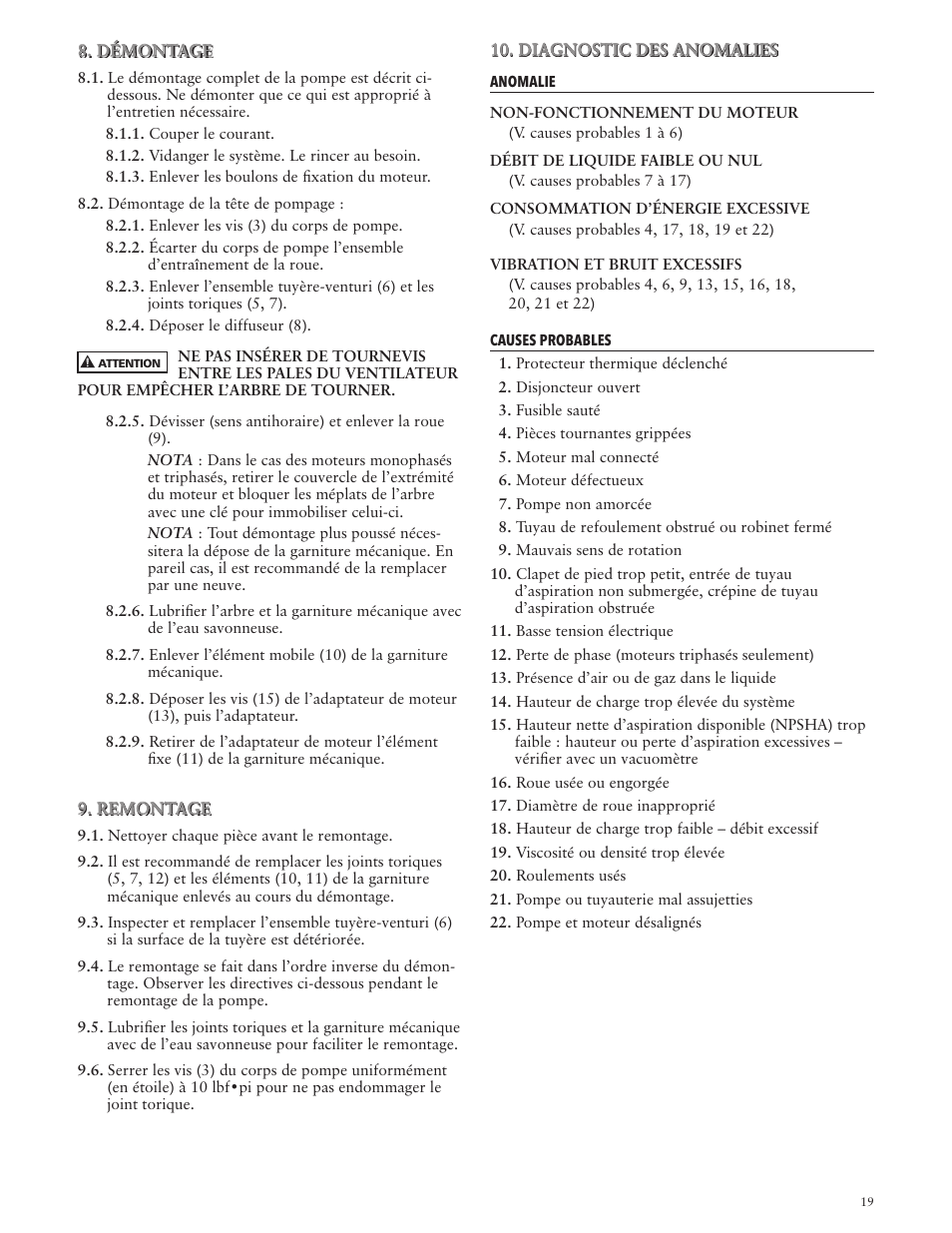 Xylem IM064 R05 Model LB User Manual | Page 19 / 24