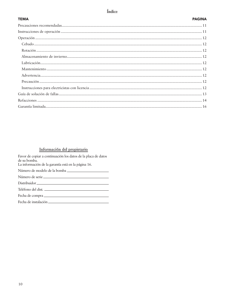Xylem IM078 Marlow Series 20EVP User Manual | Page 10 / 24