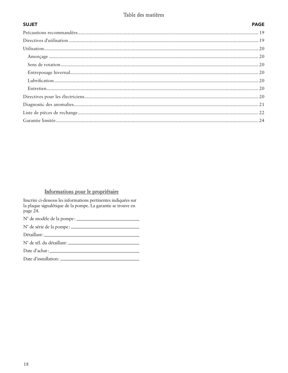 Xylem IM078 Marlow Series 20EVP User Manual | Page 18 / 24