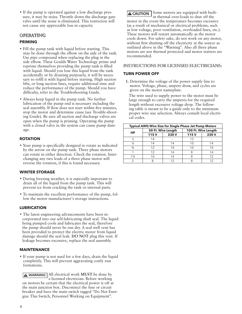 Xylem IM078 Marlow Series 20EVP User Manual | Page 4 / 24