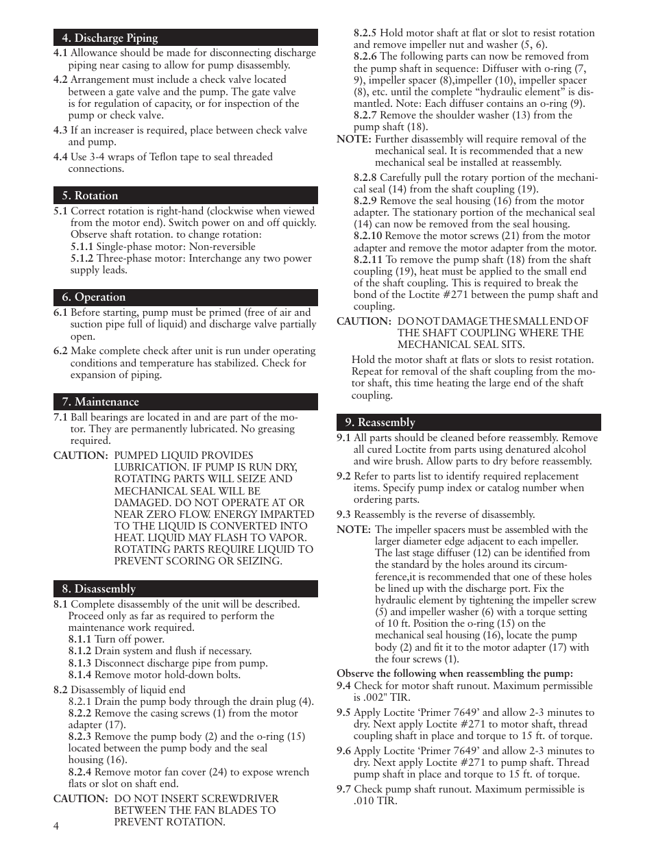 Xylem IM083 R05 Model HMS User Manual | Page 4 / 24