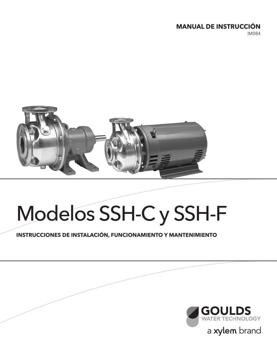 Modelos ssh-c y ssh-f | Xylem IM084 R05 SSH-C and SSH-F User Manual | Page 16 / 36