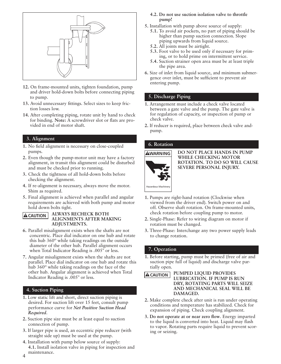 Xylem IM084 R05 SSH-C and SSH-F User Manual | Page 4 / 36