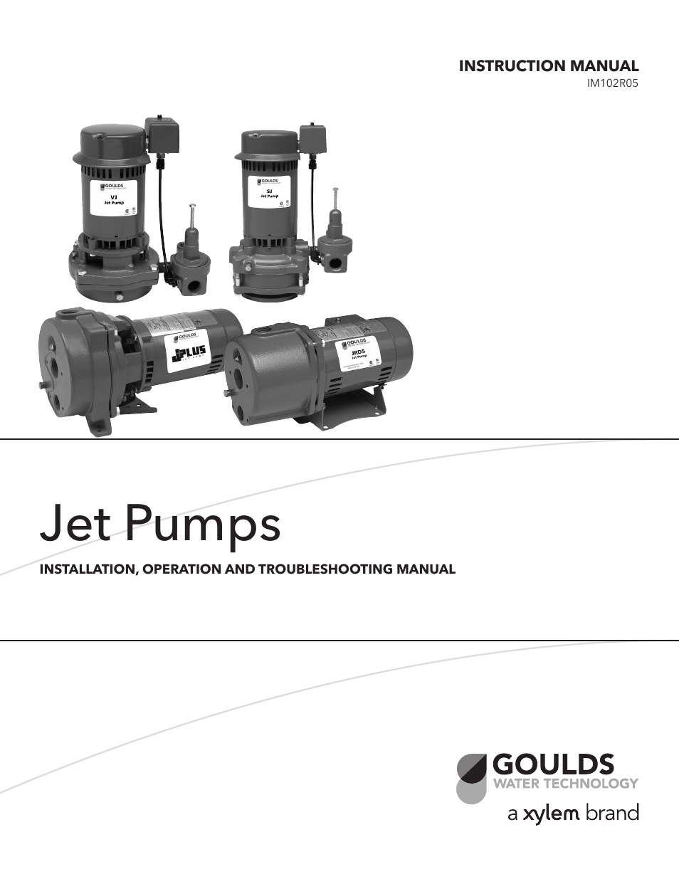 Xylem IM102 R05 Jet Pumps User Manual | 36 pages