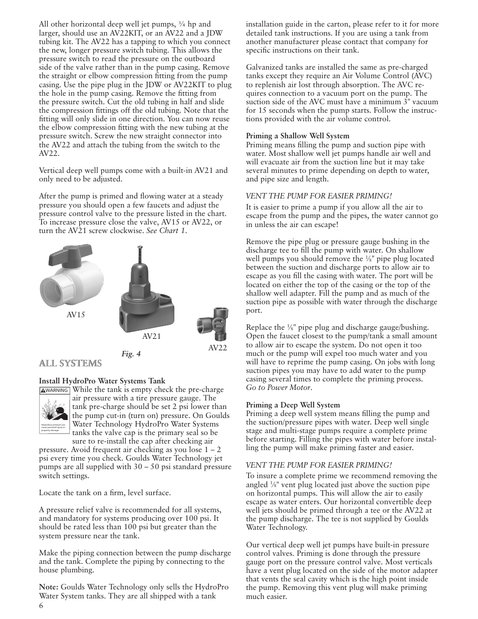 Xylem IM102 R05 Jet Pumps User Manual | Page 6 / 36