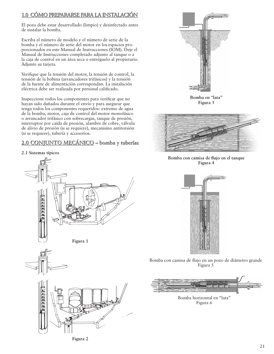 Xylem IM103 R03 5 and Larger Submersible Pump User Manual | Page 21 / 48