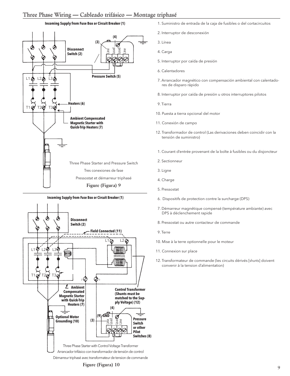 Xylem IM103 R03 5 and Larger Submersible Pump User Manual | Page 9 / 48