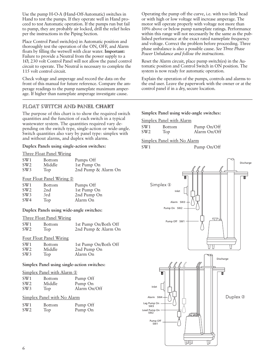 Xylem IM107R06 Wastewater Pumps Dewatering, Effluent and Sewage User Manual | Page 6 / 36