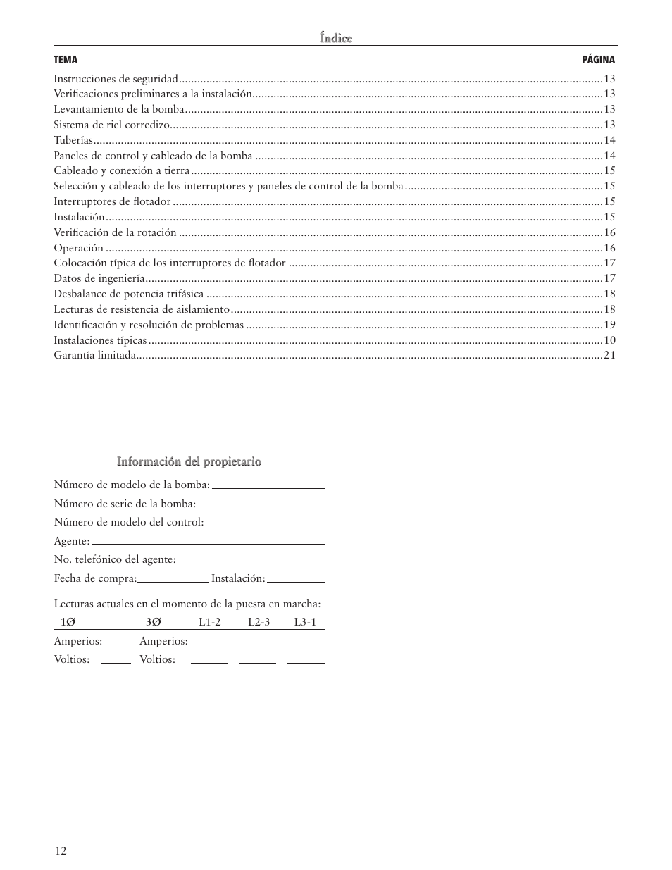 Xylem IM123 R04 Explosion Proof Wastewater Pumps Listed Class 1, Groups C and D Hazardous Locations User Manual | Page 12 / 32
