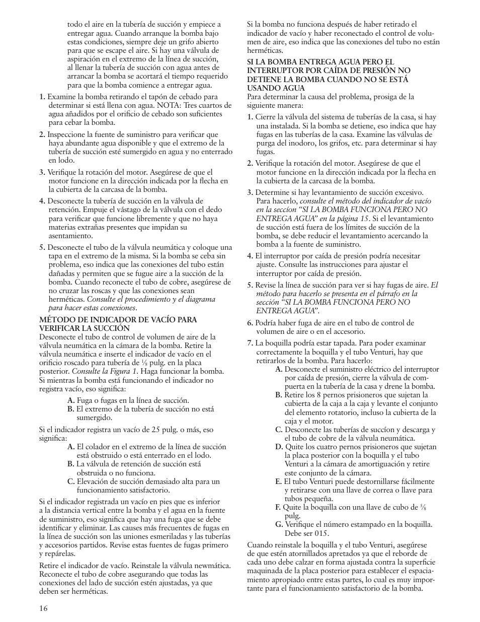 Xylem IM129 R01 BF03S User Manual | Page 16 / 32