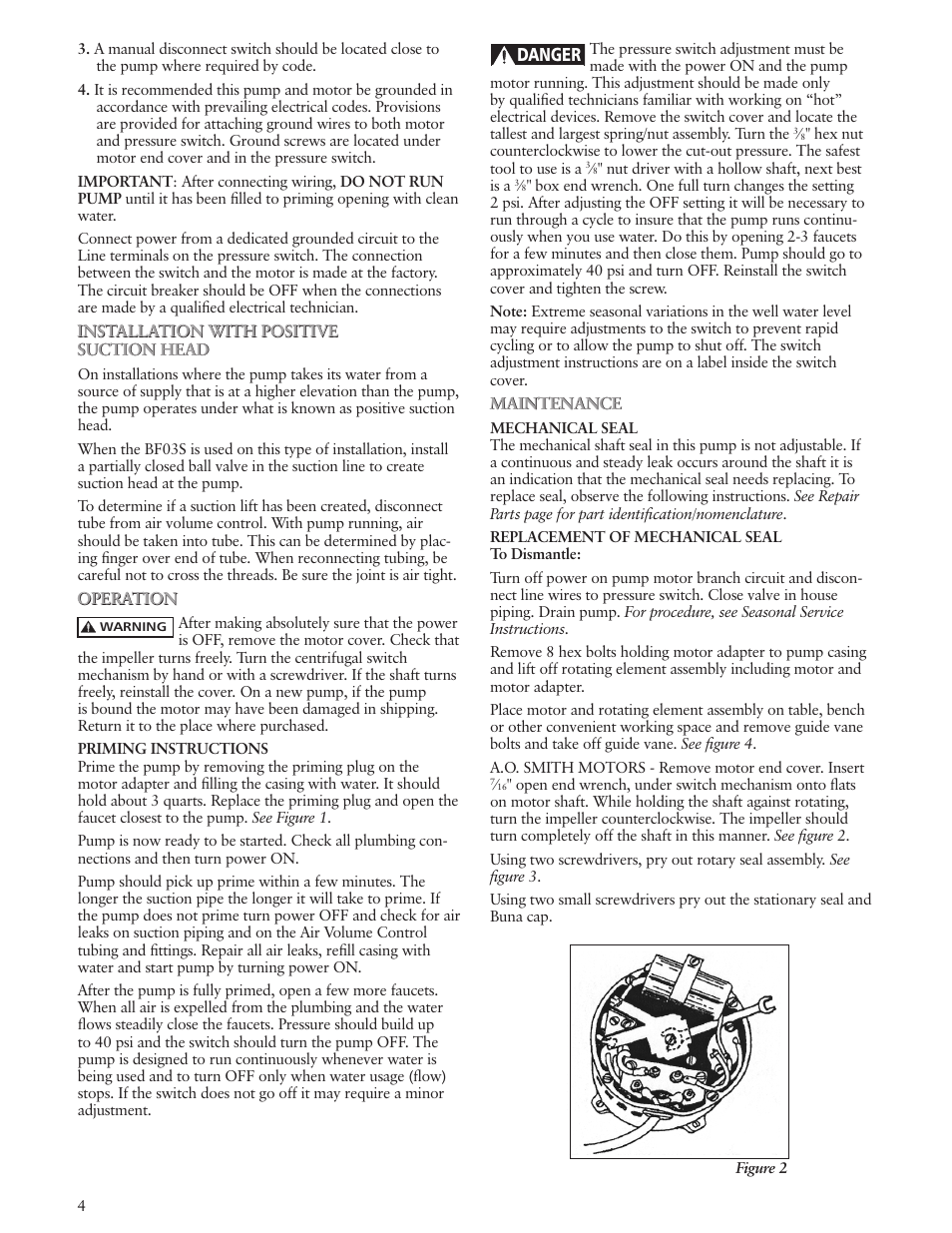 Xylem IM129 R01 BF03S User Manual | Page 4 / 32