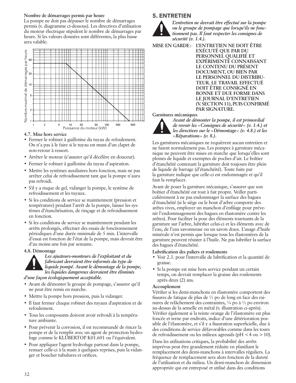 Xylem IM157 Model MPVN User Manual | Page 32 / 36