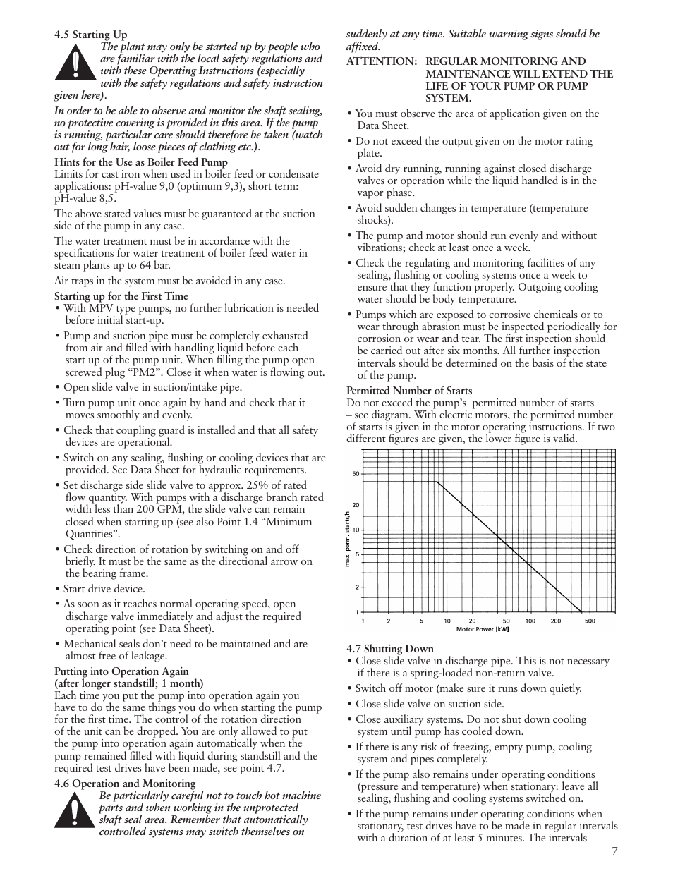 Xylem IM157 Model MPVN User Manual | Page 7 / 36