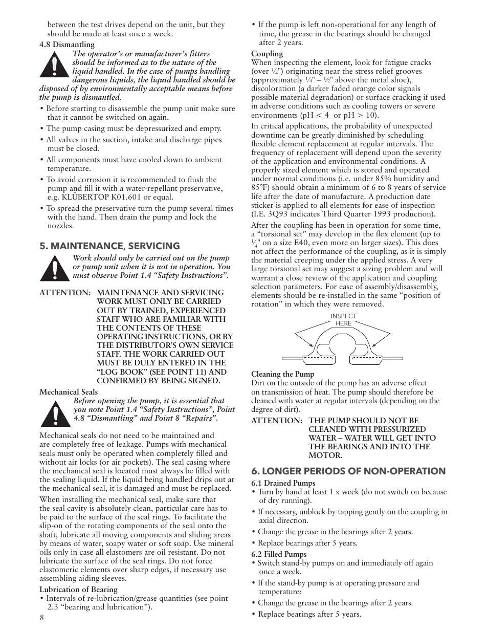 Xylem IM157 Model MPVN User Manual | Page 8 / 36