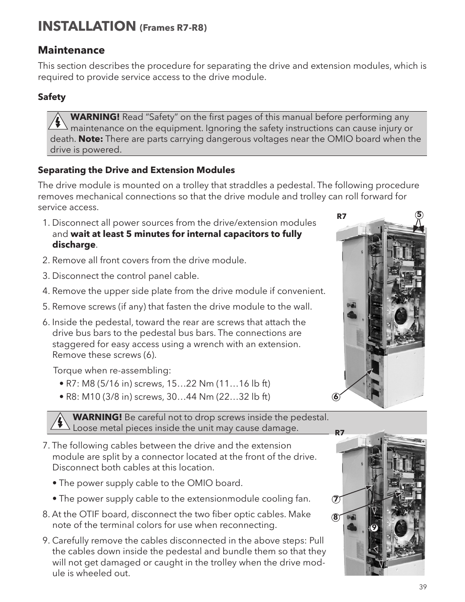 Installation | Xylem IM167 R8 Aquavar CPC (Centrifugal Pump Control) User Manual | Page 39 / 152