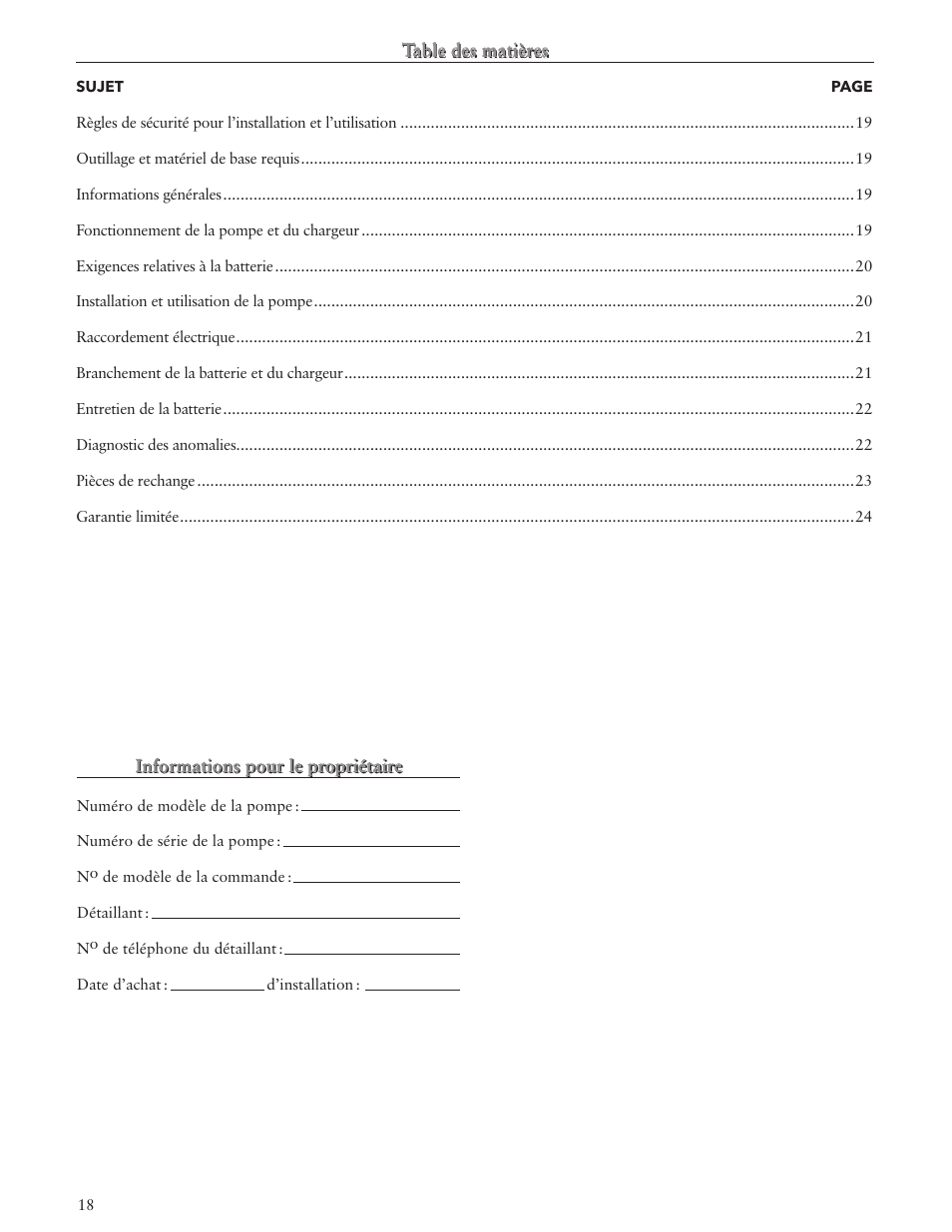 Xylem IM175 R03 Battery Backup Sump Pump User Manual | Page 18 / 24