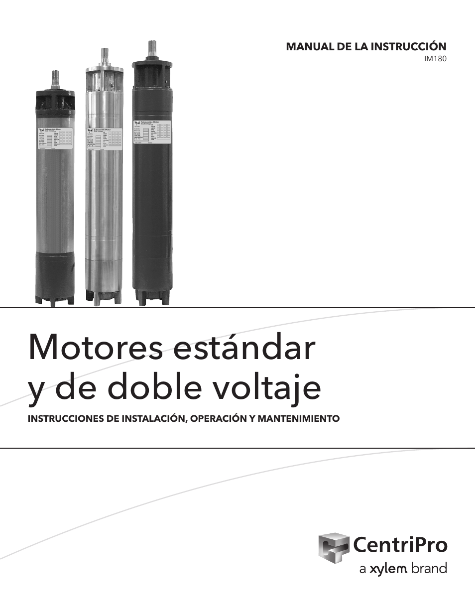 Motores estándar y de doble voltaje | Xylem IM180 R3 Standard and Dual Voltage Motors User Manual | Page 17 / 32