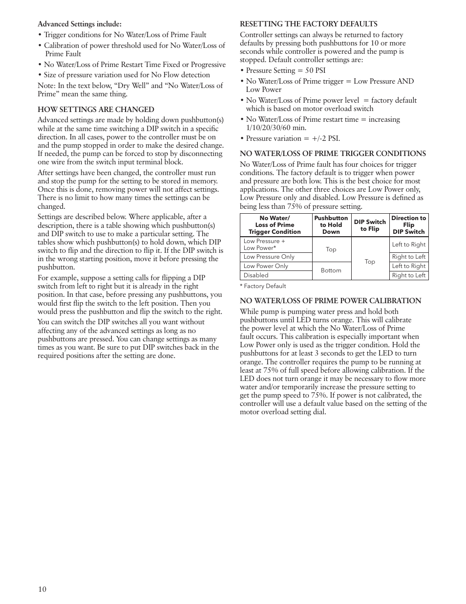 Xylem IM183 R09 3AB2 & 5AB2 Aquavar ABII Variable Speed Pump Controller User Manual | Page 10 / 46