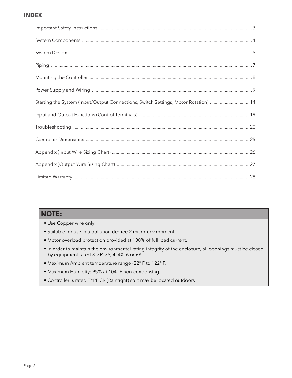 Xylem IM213R04 S-Drive Constant Pressure Aquavar SPD Variable Speed Pump Control User Manual | Page 2 / 88