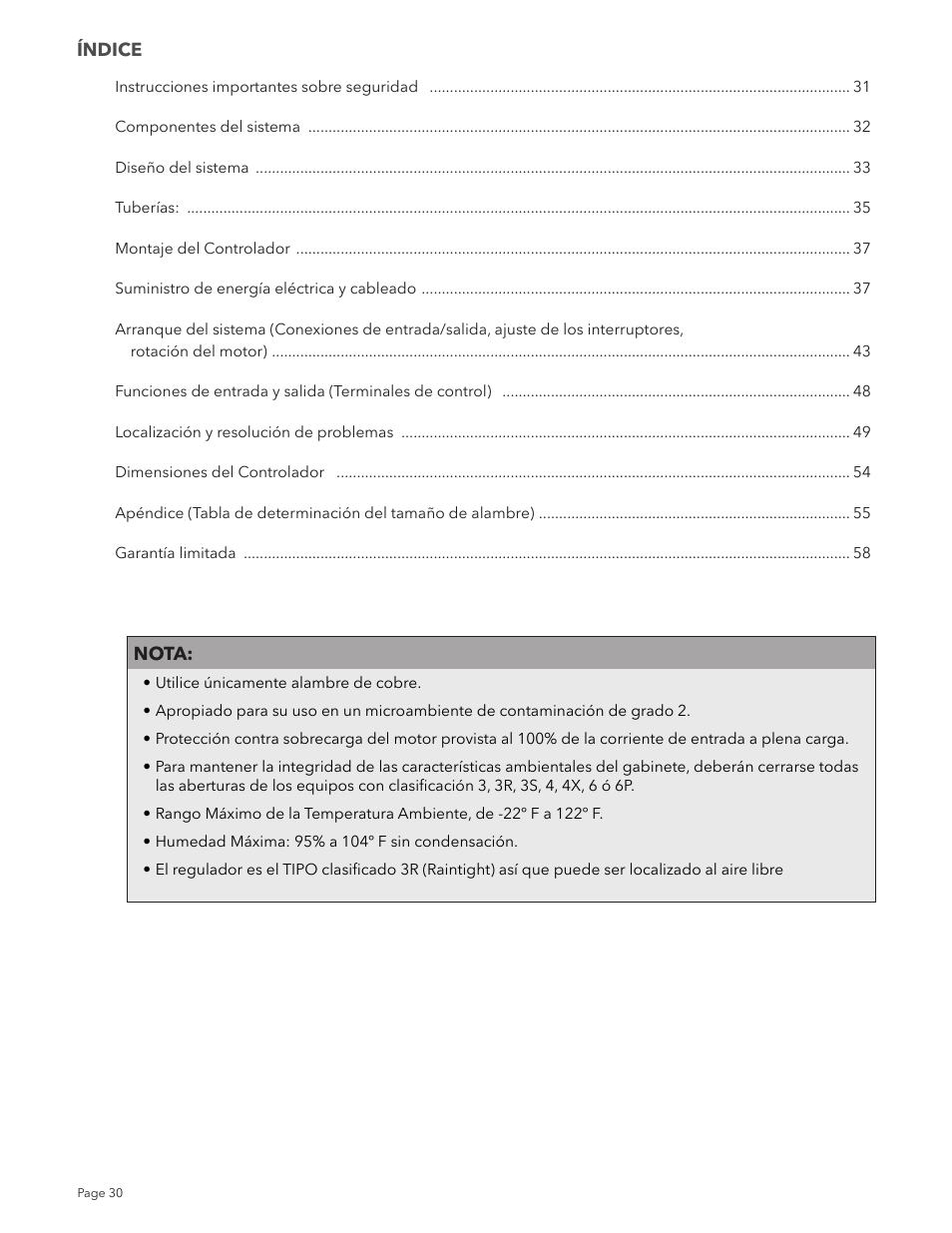 Xylem IM213R04 S-Drive Constant Pressure Aquavar SPD Variable Speed Pump Control User Manual | Page 30 / 88