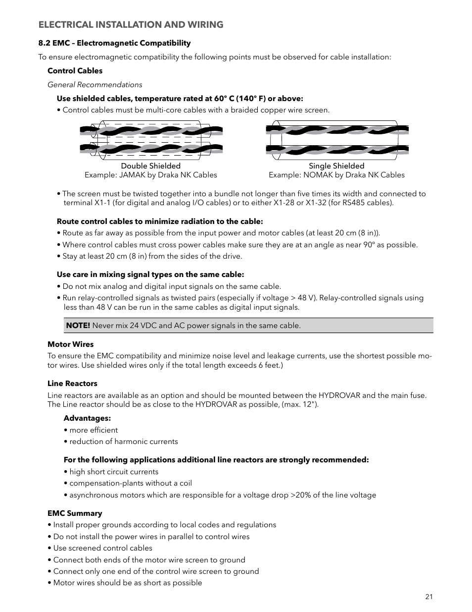 Xylem IM223 R04 Hydrovar Pump Control User Manual | Page 21 / 80